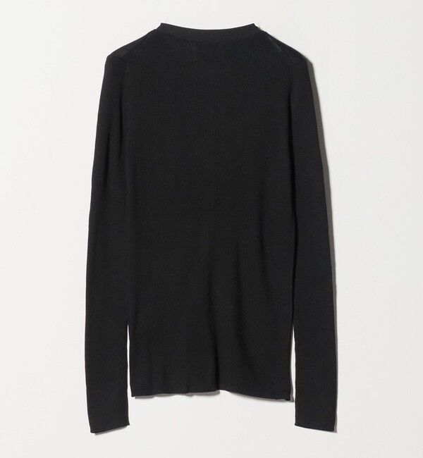 UNITED ARROWS「シルクリブ Vネック カーディガン」|カーディガン|