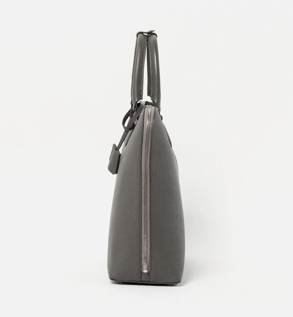 UNITED ARROWS「レザー ラウンド ブリーフケース」|ビジネスバッグ|