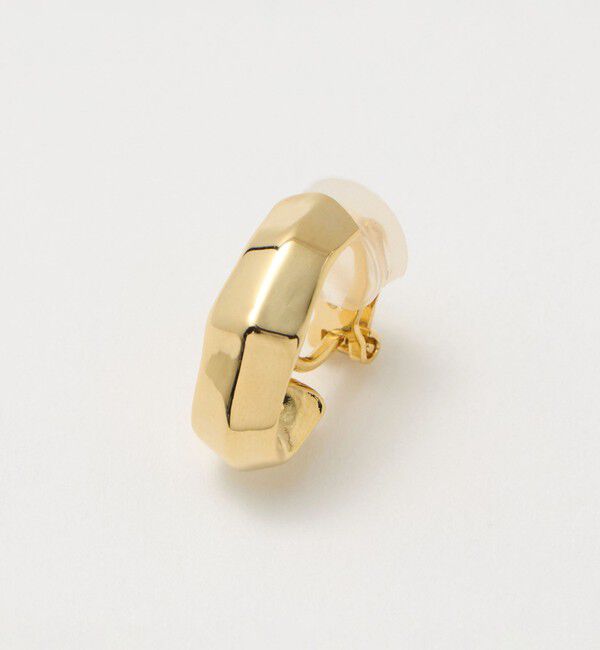 UNITED ARROWS「アンギュラー Jシェイプ イヤリング」|イヤリング|