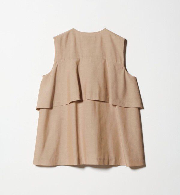 UNITED ARROWS「シアー バックフレア ベスト ‐ウォッシャブル‐」|ベスト・ジレ|