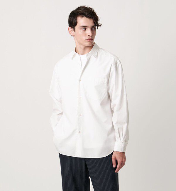 UNITED ARROWS「カリビアーナミルズ ポプリン レギュラーカラーシャツ」|シャツ・ブラウス|