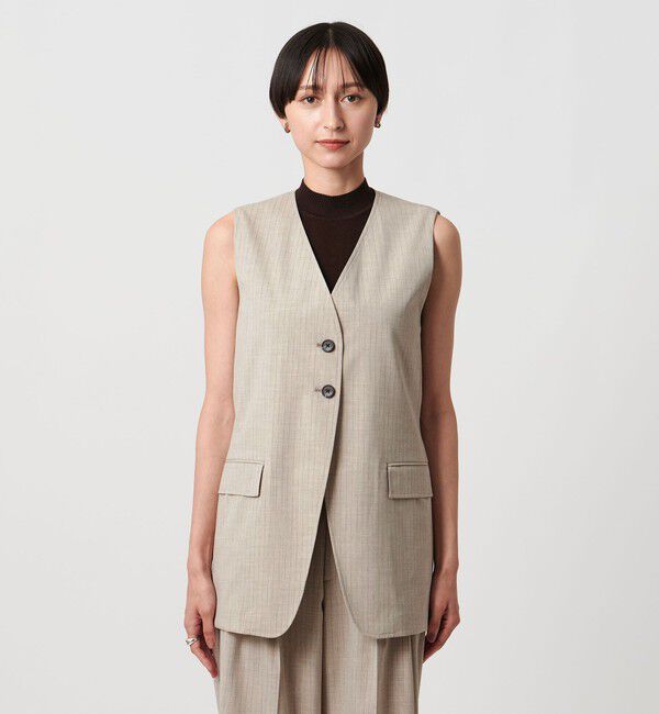 UNITED ARROWS「REOPEL ミドル ベスト ‐ウォッシャブル‐」|テーラードジャケット|