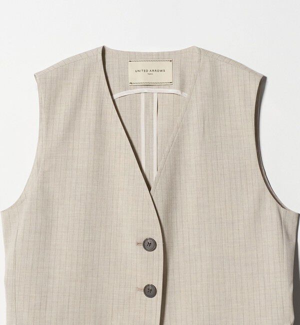 UNITED ARROWS「REOPEL ミドル ベスト ‐ウォッシャブル‐」|テーラードジャケット|