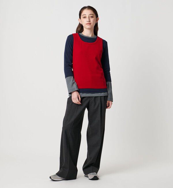 UNITED ARROWS「【別注】＜WILHELM NEUBERT＞レイヤード トップス」|Tシャツ・カットソー|