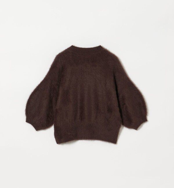 UNITED ARROWS「フォックスカシミヤ パフ ハーフスリーブ ニット」|ニット・セーター|