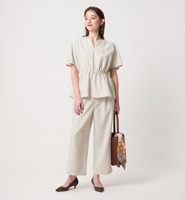 UNITED ARROWS「ダブルクロス クロップドパンツ -ウォッシャブル-」|その他|