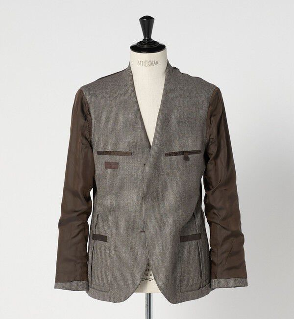 UNITED ARROWS「ハウンドトゥース シングル ３ボタン テーラード ジャケット R―MODEL」|スーツ|