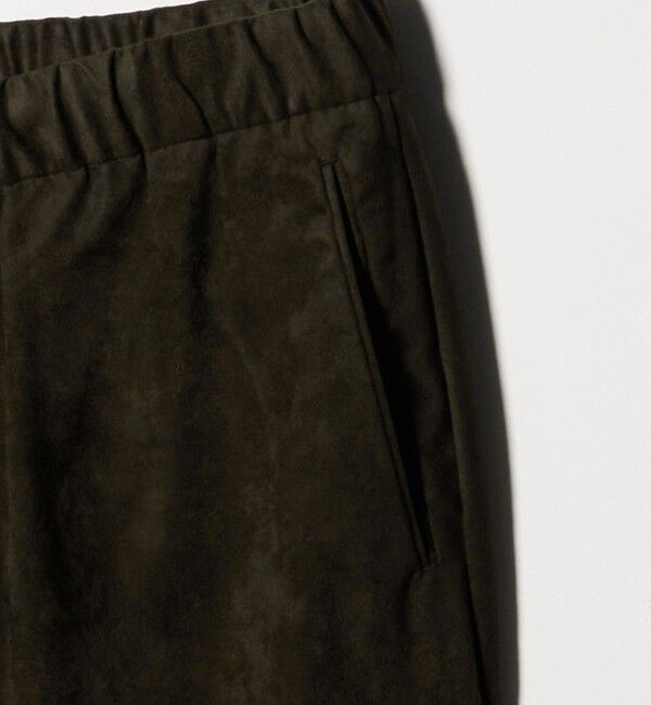 UNITED ARROWS「スエードライク オールギャザー リラックス イージーパンツ」|チノ|