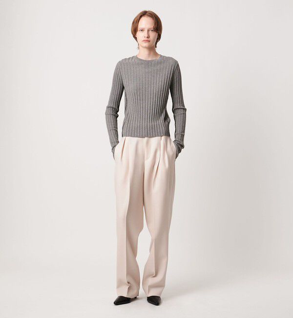 AEWEN MATOPH「＜AEWEN MATOPH＞リブハンドステッチプルオーバーニット」|ニット・セーター|