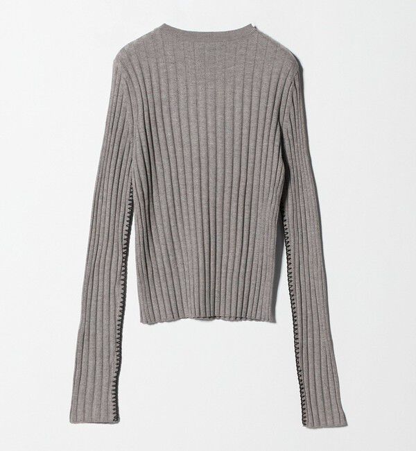 AEWEN MATOPH「＜AEWEN MATOPH＞リブハンドステッチプルオーバーニット」|ニット・セーター|