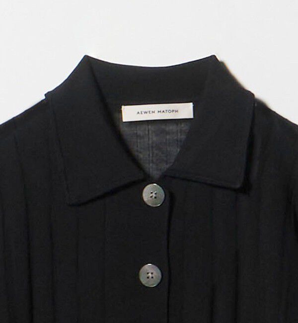 AEWEN MATOPH「＜AEWEN MATOPH＞シアーリブポロニット」|ニット・セーター|