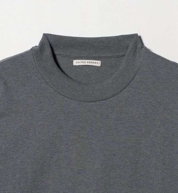 UNITED ARROWS「SARROWS オーガニックコットン モックネック ロングスリーブ Tシャツ」|Tシャツ・カットソー|