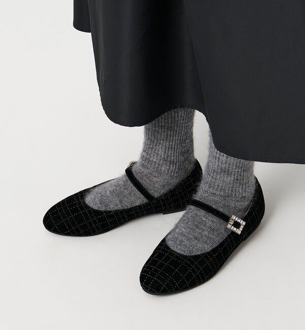 UNITED ARROWS「グリッター ベルベット メリージェーン シューズ」|その他|