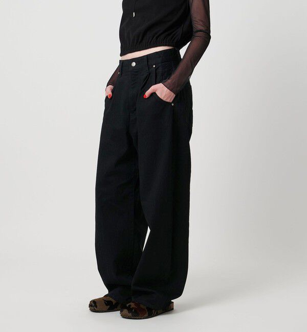 ASTRAET「＜ASTRAET＞1タック バルーン デニムパンツ」|デニム|