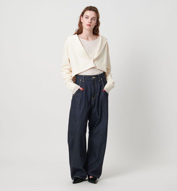 ASTRAET「＜ASTRAET＞1タック バルーン デニムパンツ」|デニム|