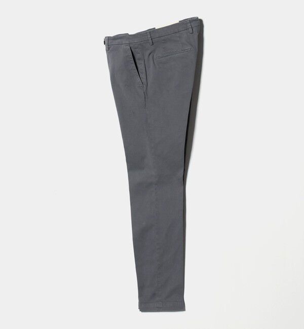 UNITED ARROWS「【別注】＜BRIGLIA 1949＞ツイル ノープリーツ パンツ」|チノ|DK.GRAY