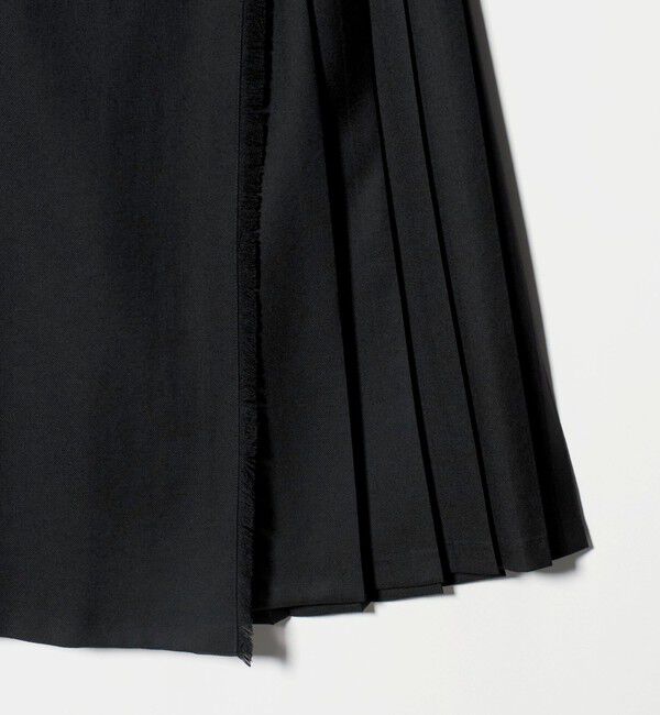 UNITED ARROWS「【別注】＜O&rsquo;NEIL of DUBLIN＞プリーツ ロング スカート ブラック」|スカート|