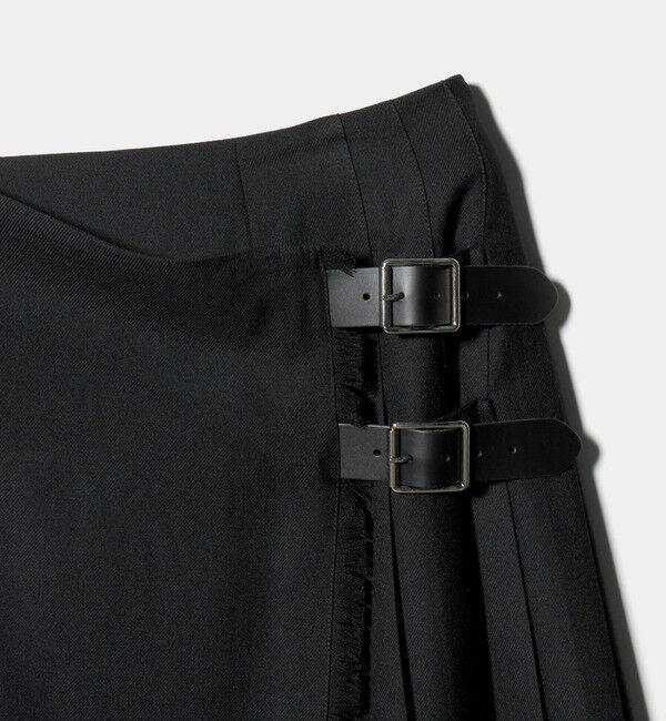 UNITED ARROWS「【別注】＜O&rsquo;NEIL of DUBLIN＞プリーツ ロング スカート ブラック」|スカート|