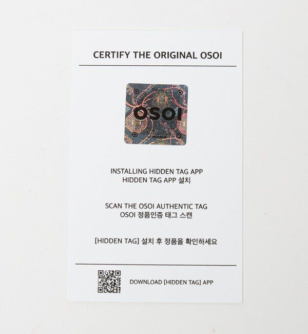 OSOI「＜OSOI＞EGG MINI バッグ」|ショルダー・メッセンジャー|