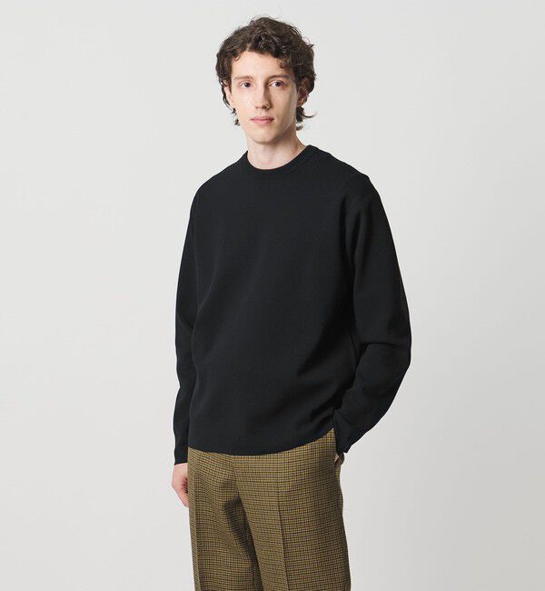 UNITED ARROWS「フォーシーズンズ ミラノリブ クルーネック ニット」|ニット・セーター|