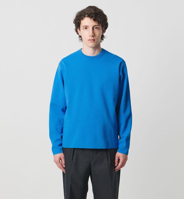 UNITED ARROWS「フォーシーズンズ ミラノリブ クルーネック ニット」|ニット・セーター|