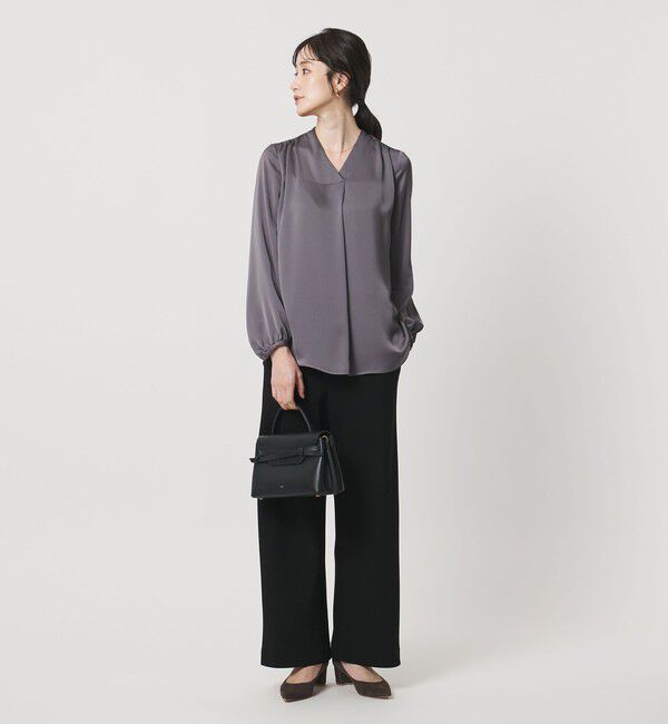 UNITED ARROWS「drapy バイアス イージー パンツ‐ウォッシャブル‐」|チノ|