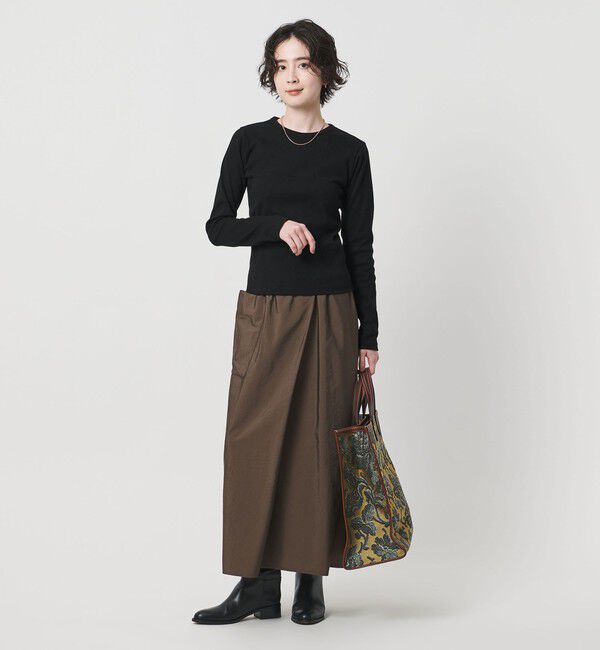 UNITED ARROWS「コットン フライス ロング カットソー」|Tシャツ・カットソー|