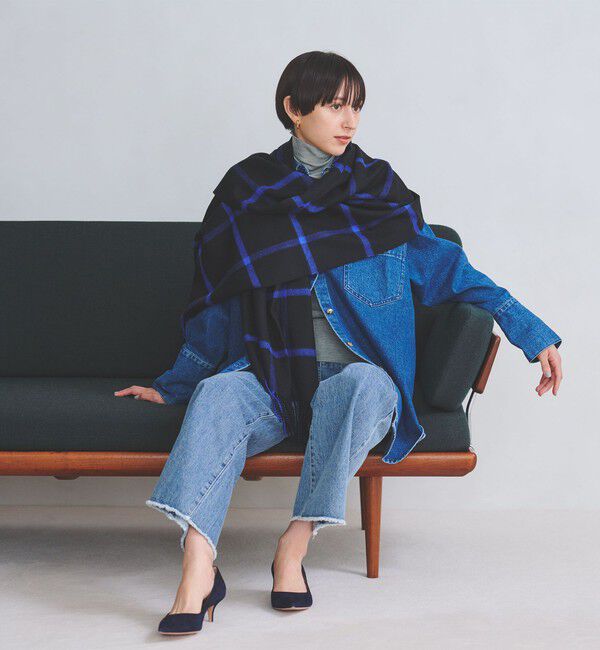 UNITED ARROWS「カシミヤ チェック ストール」|ストール|