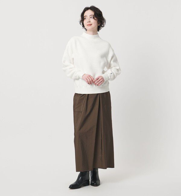 UNITED ARROWS「＜TICCA＞ウラケ ハイネック スウェット」|Tシャツ・カットソー|