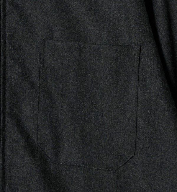 UNITED ARROWS「ライトメルトン ジップアップ オーバーシャツ」|シャツ・ブラウス|