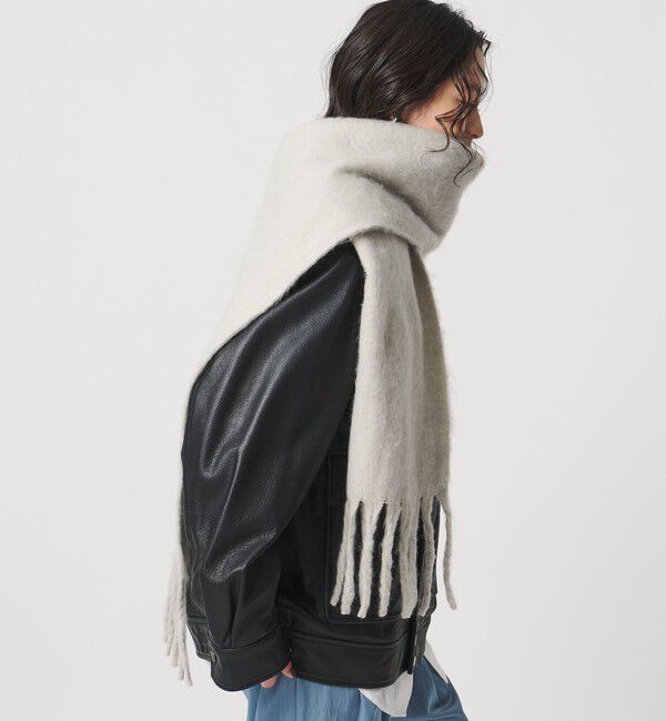 UNITED ARROWS「ブラッシュ加工 マフラー」|マフラー|