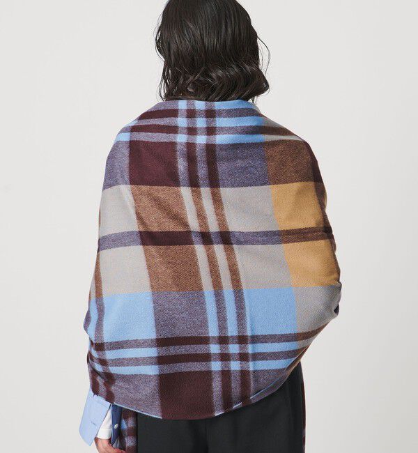 UNITED ARROWS「＜Joshua Ellis＞カシミヤ チェック ストール」|ストール|
