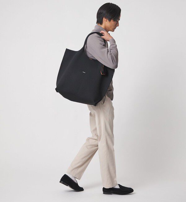 UNITED ARROWS「＜hALON＞ストライプ ニット トートバッグL」|トートバッグ|