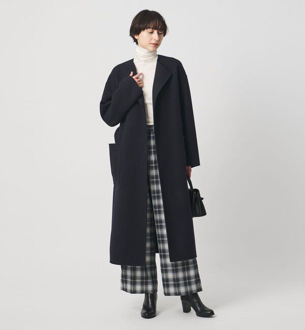 UNITED ARROWS「ウール リバー ロング コート」|ダッフルコート|