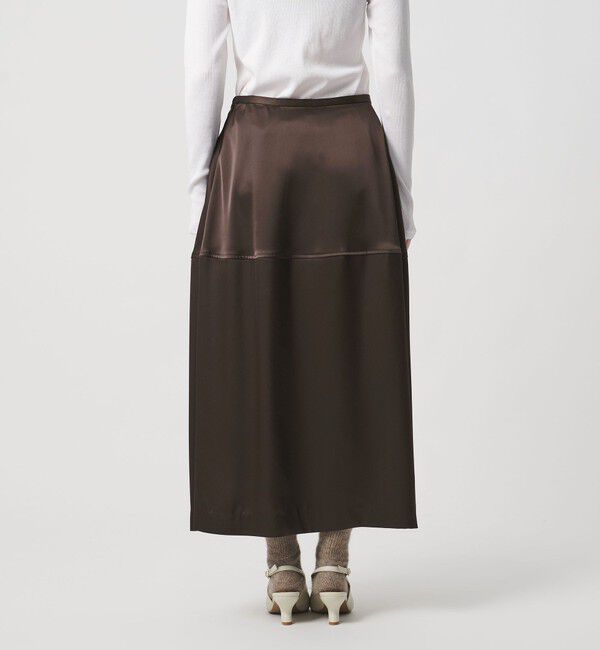 UNITED ARROWS「サテン コクーン スカート ‐ウォッシャブル‐」|スカート|