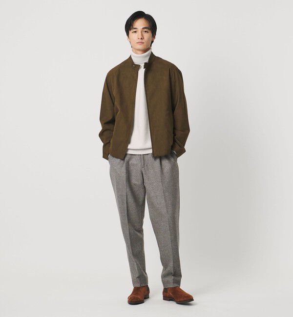 UNITED ARROWS「ウール カシミヤ ミドルゲージ タートルネック ニット」|ニット・セーター|