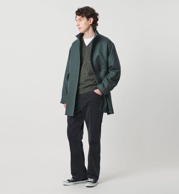 UNITED ARROWS「ウール コットン カシミア ムリネ Vネック ニット」|ニット・セーター|