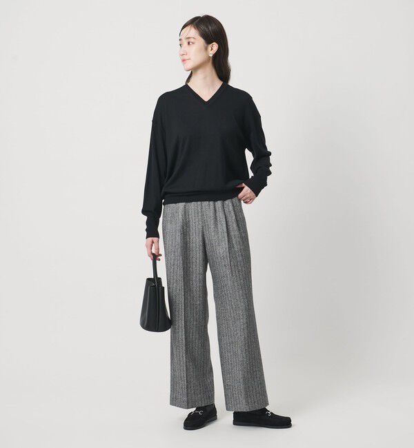 UNITED ARROWS「フラノ スパンコール イージー パンツ」|その他|