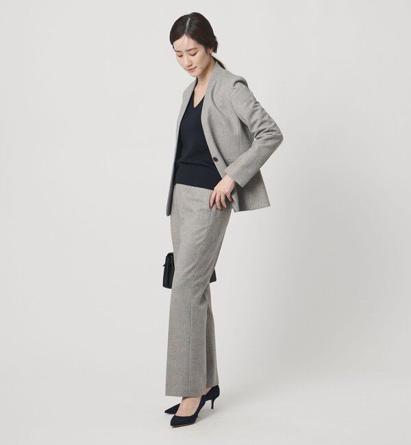 UNITED ARROWS「クラス ツイード ストレート パンツ」|チノ|