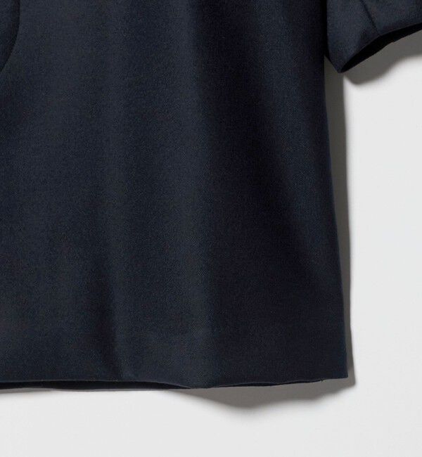 UNITED ARROWS「ウーステッドメルトン バルマカーンコート」|ステンカラーコート|