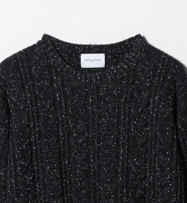 UNITED ARROWS「ミックス カラー ケーブル プルオーバー ニット」|ニット・セーター|