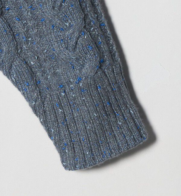 UNITED ARROWS「ミックス カラー ケーブル プルオーバー ニット」|ニット・セーター|