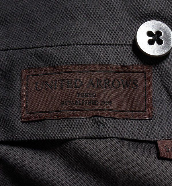 UNITED ARROWS「ヘリンボーンツイード 1プリーツ スラックス」|スラックス|