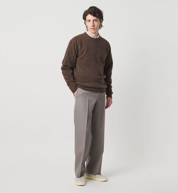 UNITED ARROWS「ヤク ヘアリー クルーネックニット」|ニット・セーター|