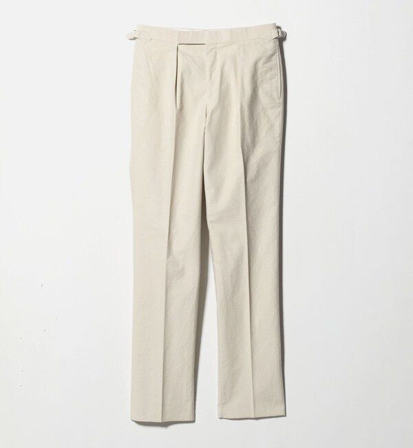 UNITED ARROWS「モールスキン 1プリーツ スラックス」|スラックス|