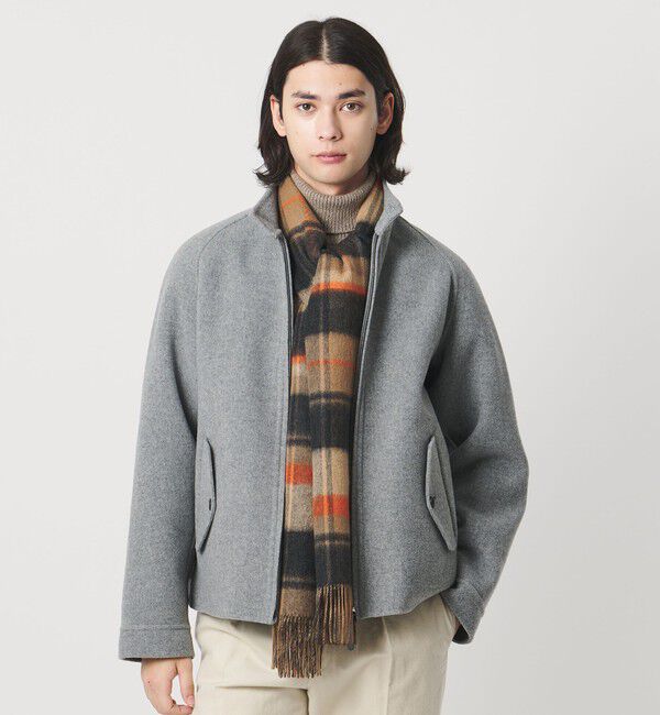 UNITED ARROWS「カシミヤ リバーシブル チェックマフラー」|マフラー|