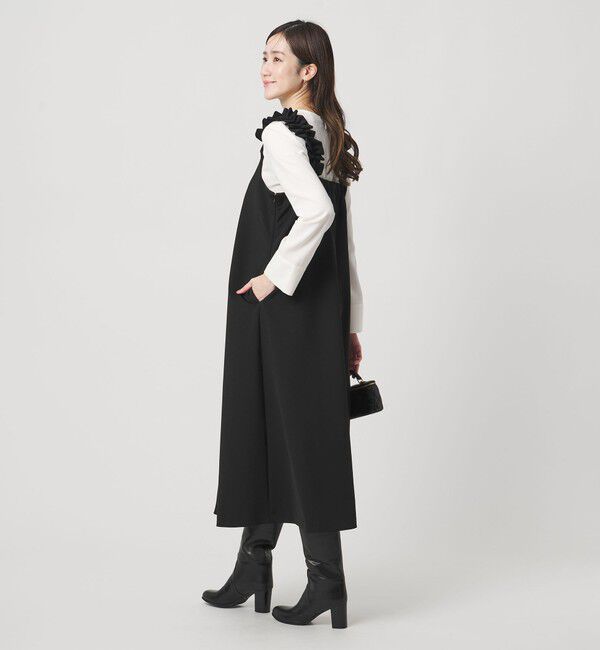 UNITED ARROWS「LIGHT PONGY フリル ワンピース」|ワンピース|