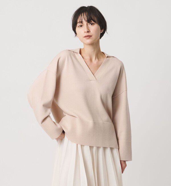 UNITED ARROWS「ウール スキッパーニット」|ニット・セーター|