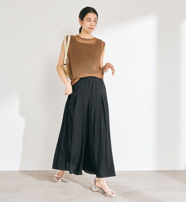 UNITED ARROWS green label relaxing「【WEB限定】＜at ease＞ キュロット パンツ」|キュロット|