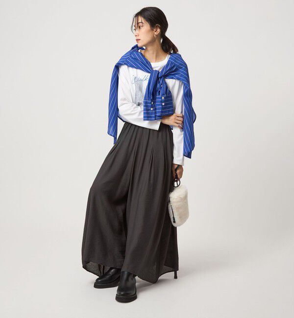 UNITED ARROWS green label relaxing「【WEB限定】＜at ease＞ キュロット パンツ」|キュロット|